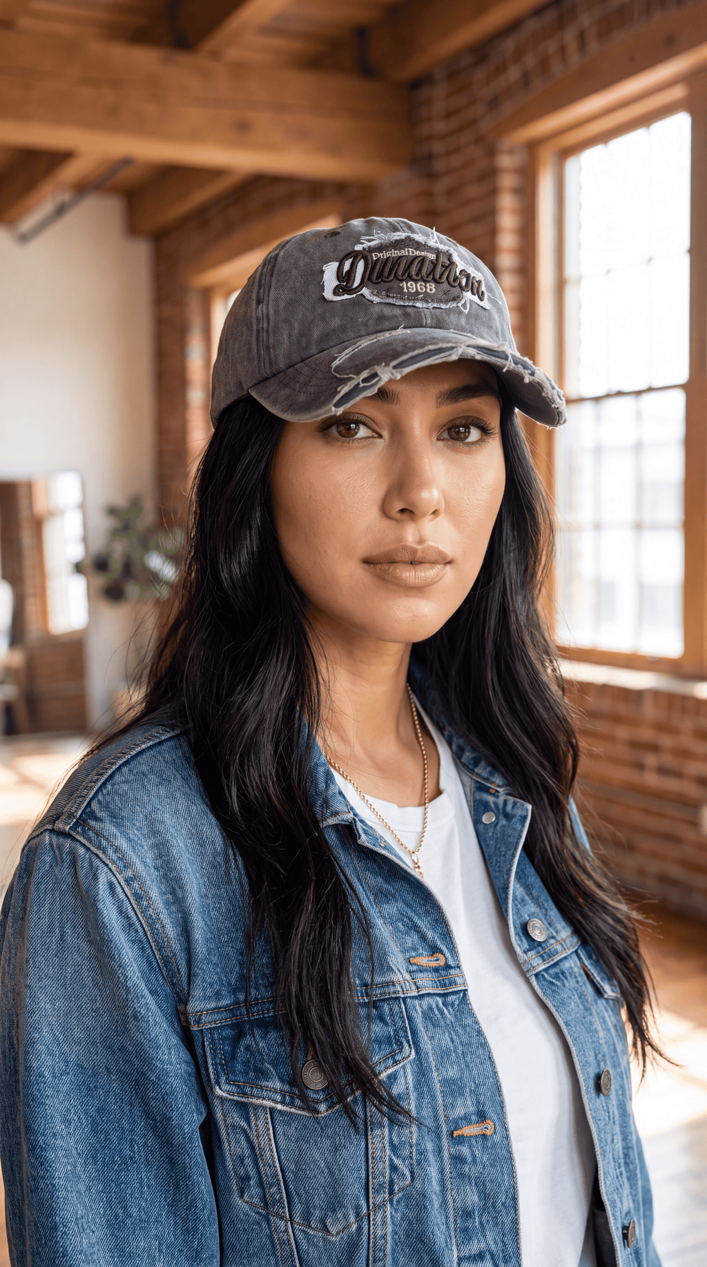 Distressed Snapback Cap — Vintage Streetwear Hat